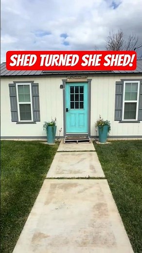 “Shed to She Shed: The Cozy Escape Every Woman Needs 💅”