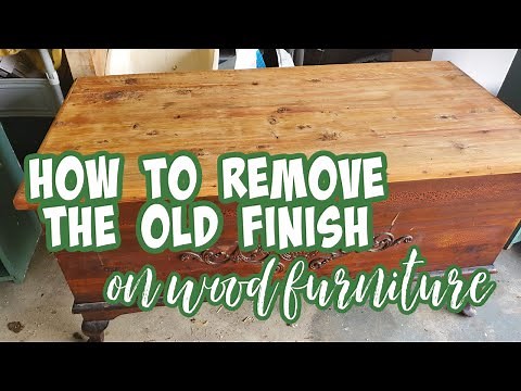 How to Strip Wood Finish on Vintage Furniture