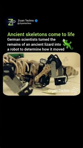 300 Million Year Old Lizard Brought Back to Life as a Walking Robot! 😱🦎🤖