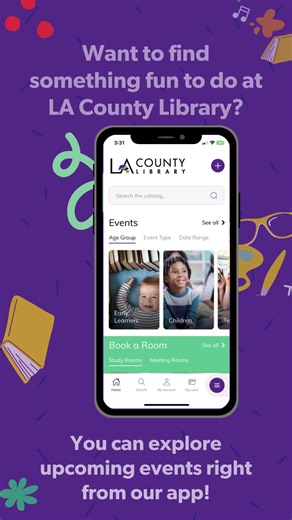 12 reactions |  Looking for free, fun events near you? There’s an app for that—and it’s your library card’s new best friend!  Our LA County Library app makes it super easy to find events happening at your local library. Whether you're into Storytime, crafts, tech workshops, or teen programs, it's all just a tap away.  Download the app to get started: LACountyLibrary.org/Library-App #LACountyLibrary #LibraryApp #FreeEvents #ExploreWithUs | LA County Library | Facebook
