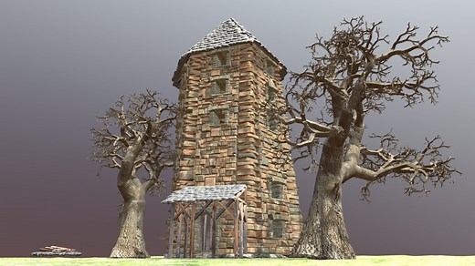 Wizard Tower - Download Free 3D model by Sereib