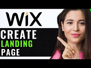 HOW TO CREATE A LANDING PAGE ON WIX! (STEP-BY-STEP)