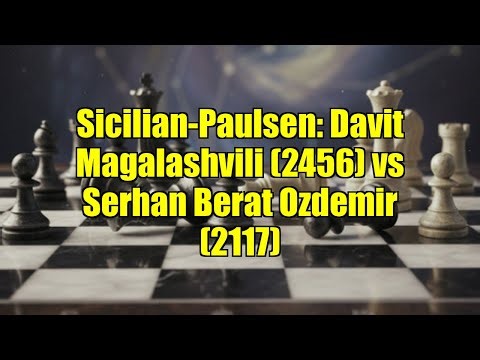 Sicilian-Paulsen: Davit Magalashvili (2456) vs Serhan Berat Ozdemir (2117)