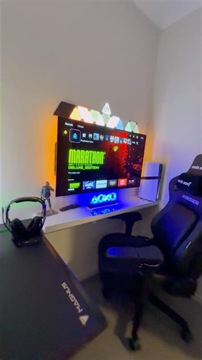 Ultimate Gaming Room Rebuild! PS5 Pro Setup with LG 42” OLED C2 Gaming TV # #lovegaming #gamesetup