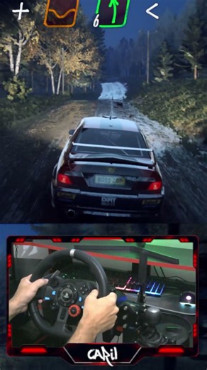 Mitsubishi Lancer Evolution VI - Paskuri FIN - DiRT Rally 2.0 | Logitech G29 gameplay #shorts