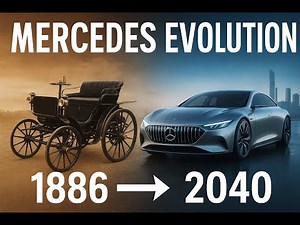 Mercedes-Benz Evolution 1886 to 2040 | Full History & All Generations
