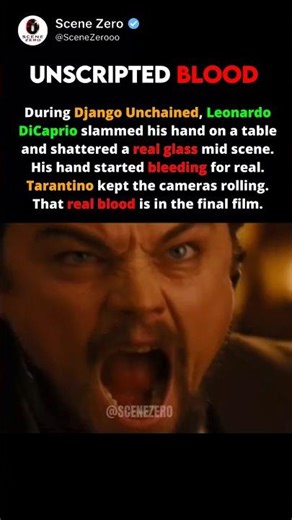 Leonardo DiCaprio Bled For Real On Set #shorts
