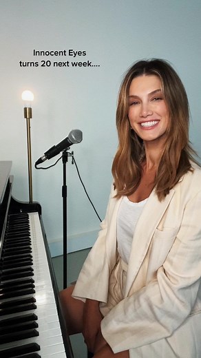 in rehearsals for Europe and singing this one #innocenteyes #deltagoodrem