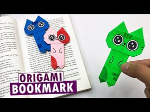 "Easy Origami Bookmark Tutorial – DIY Paper Craft for Book Lovers! 📖✨"