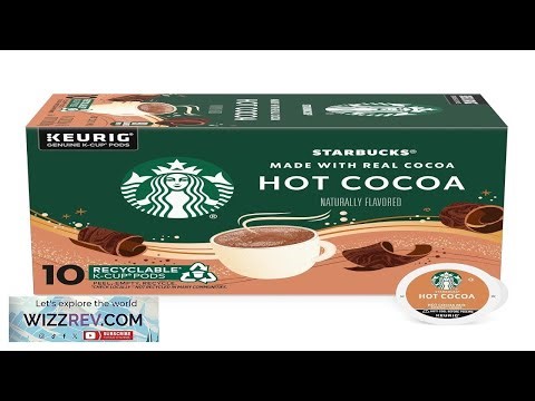 Starbucks Coffee K Cup Pods Naturally Flavored Hot Cocoa For Keurig Coffee Makers