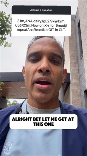 Q&A Spotlight: Milk Allergy in Toddlers 🍼✨ A parent asked about their 31-month-old with a milk allergy. At 1 year old, IgE was 3—but by the next year, it jumped to 65. 😟📈 What now? Here’s what I shared: ✅ Don’t wait a whole year—recheck in 4–6 months to see if IgE is trending up or down. ✅ For many kids, levels actually improve over time. ✅ Milk OIT may be an option, especially early on, to help change the course of the allergy. 🥛💡 Even if there’s no one local, there are virtual OIT options