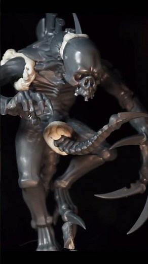 H.R. Giger Alien Broodlord || Painting horror bio-mechanical flesh