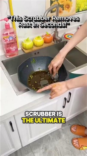 “This Scrubber Removes Rust Instantly!” #shorts
