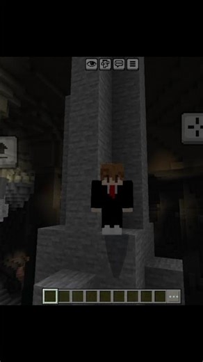 my first shot minecraft game .#minecraft #shorts