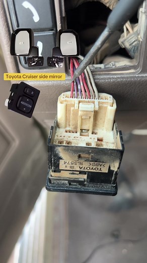 Toyota Land Cruiser Side Mirrors Wiring Guide
