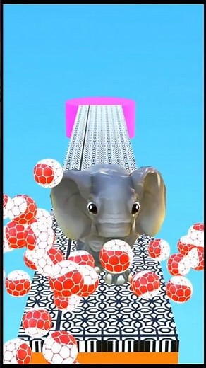 Elephant Power Smash 🐘 | Ball Goes Flying | Giggle Zoo Shorts