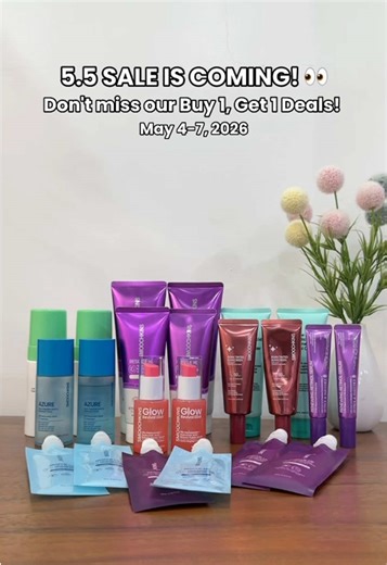 5.5 deals you don’t want to miss 👀 Our biggest Buy 1 Get 1 is coming your way—mark your calendar on May 4–7 and get ready to grab your faves while they last! ❤️✨ #TikTokShop55SulitSavers #Smoochkins #SmoochkinsPH #SmoochkinsOnTrend #SophiaAndKalel