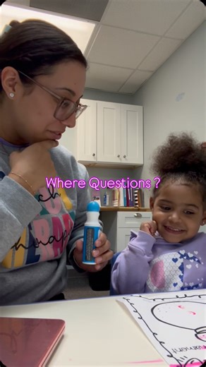 In speech therapy, “where” questions target answering about locations, using concrete examples (Where’s the cat? Where do we sleep?) and progressing to abstract places (Where do you go when you’re sad?). Strategies include modeling, using visuals (pictures of places), offering choices (farm or ocean?), repeating “where means place,” and linking questions to daily routines (Where do we put our shoes?) to build understanding of spaces, objects, and functional language. | Sonshine Therapy Clinic