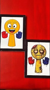 sprunki oc the player poppy playtime phase 2 cardboard challenge