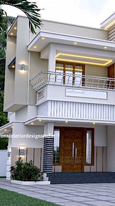 Contemporary Model Home Design #keralainteriordesigners #architectureproject #architecture_hunter #keralaarchitecture #keralahomes #keralahomedesigners #keralahouse #viralhomes #skylona #3delevation #landscapes | Skylona interior