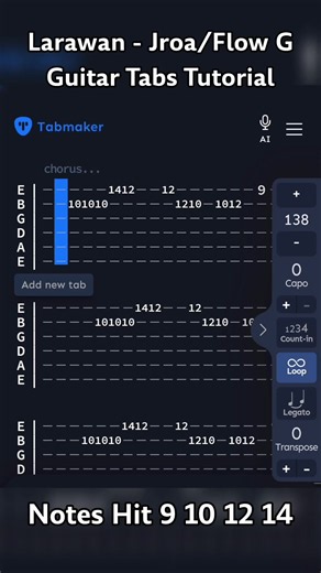 Larawan - Easy Guitar Tabs Tutorial 💡😀 #larawan #fyp #trending #tutorial #tabs
