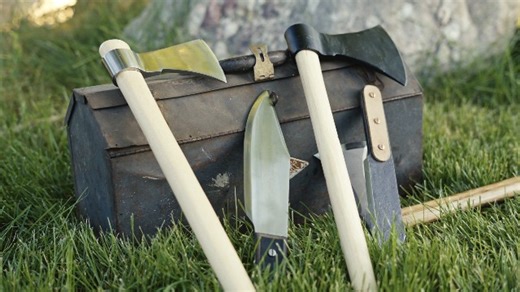 Watch Showcasing our gorgeous lineup of tomahawks   throwing knives on Amazon Live