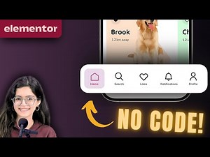 Responsive Icon Mobile Menu - No Code+Free+Elementor