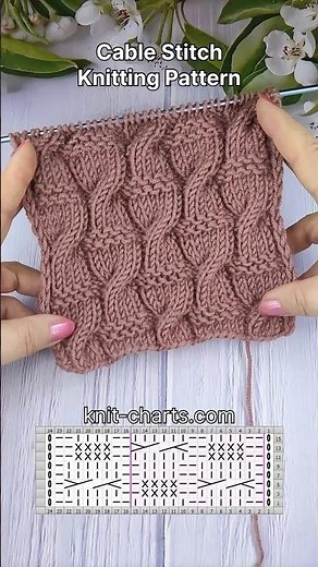 How to knit Cable Stitch #knittingdesign #knitting #knittingstitchpatterns