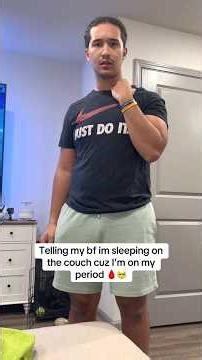 Telling My Boyfriend I’m Sleeping on the Couch#funnycouple #usa #prank