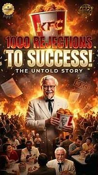 The Inspiring Story of KFC | From 1000 Rejections to Global Success