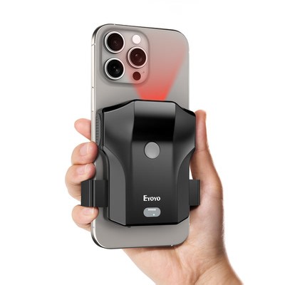Eyoyo Wireless 1D 2D QR Barcode Scanner Back Clamp Handheld Scanner for IPhone | eBay