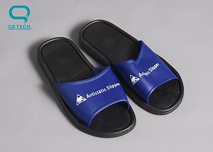 [Hot Item] High Quality ESD Cleanroom Slipper Antistatic ESD Slippers Blue PVC Safety Shoes ESD Slipper