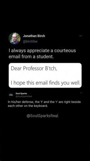 unfortunate typo in student email