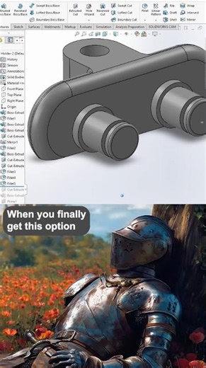 solidworks plane normal to screen #solidworks #solidworkstips #solidworkswitharyan