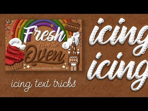 Create digital frosting / icing effects in Photoshop