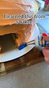 🎂 How to make a DIY pipping bag for store bought icing tubes! #cakedecorating #cakes #frosting #BakingJoy | Jeff & Lauren
