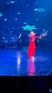 💫 Stunning💫 The awesome Anne Martinez performing her Queen Of Hearts show on board the Celebrity Cruises 🛳️ Apex. 🎙️⭐️ | Blackburn International