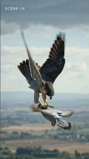 The Fastest Animal on Earth Dives at 390 km/h 🦅 | Peregrine Falcon