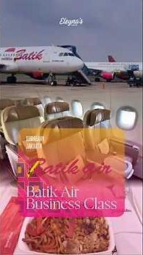 Batik Air Business Class from Surabaya to Jakarta | Quick flight review 👌✈️