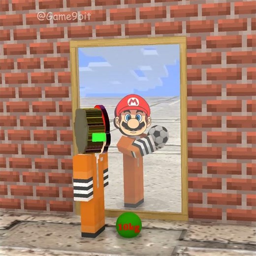 The Strange Mirror | Sprunki Mario vs. Sprunki Wario!