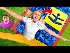 Hopper Igennem UMULIGE Former *Challenge* (Med Flying Super Kids)