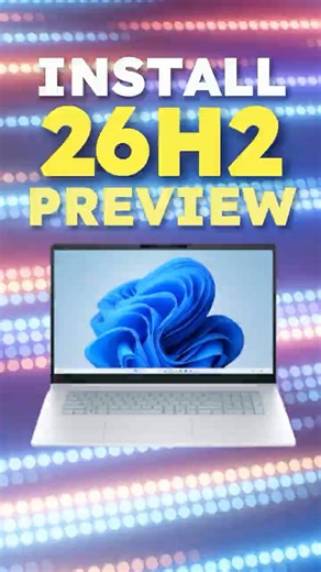 How to Install Windows 11 26H2 Preview #windowsupdate #pctips