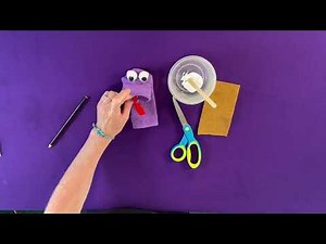Quack and Wabbit: Make a frog puppet