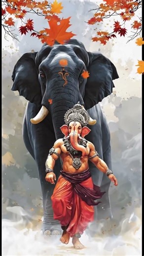 ॐ श्री गणेशाय नमः 🕉️🌸♥️🚩🐘🐭🐁