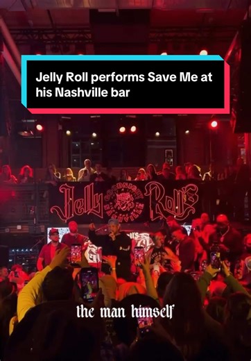 Jelly Roll Performs Save Me Live in Nashville