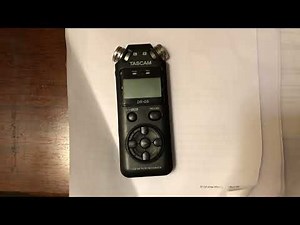 How to fix no image on tascam dr-05 (hardreset)