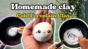 1.6K views · 30 reactions | Making Clay at Home | Cold Porcelain...