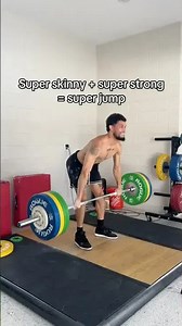 Power clean workout for explosive jump