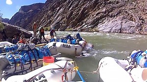 4.3K views · 217 reactions | How do you get a raft back over if it goes upside down? See how its done, even with a loaded 18 foot raft! Videographer Joe Czejkowski | Arizona Raft Adventures | Facebook