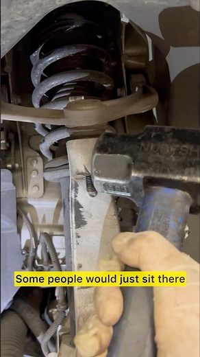Upper Control Arm Removal Tip #tips #machanic #fix #tools